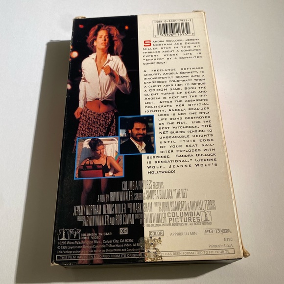 📼 VHS 1996 The Net Movie Sandra Bullock Film - Picture 2 of 3